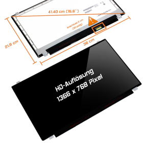LED Display 15,6" 1366x768 glossy passend für...