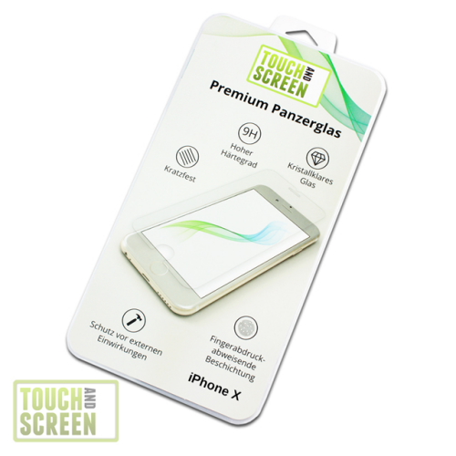 Premium Panzerglas Schutzglas passend für iPhone X