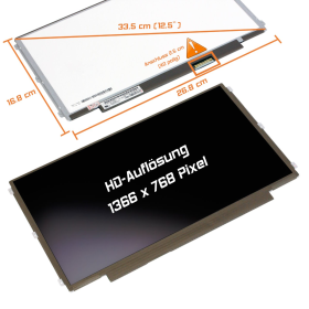 LED Display 12,5" 1366x768 matt passend für LG...