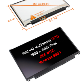 LED Display 13,3" 1920x1080 passend für LG...