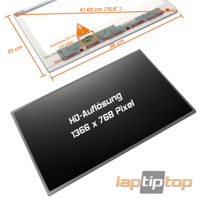 LED Display 15,5" passend für Clevo W251ELQ