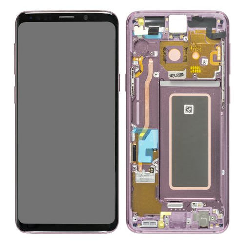 Display Modul mit Toucheinheit lilac lila GH97-21696B für Samsung Galaxy S9 SM-G960F