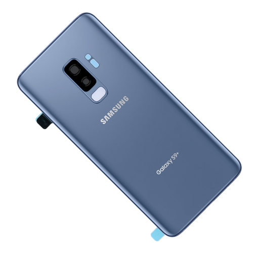 Batteriedeckel Rückseite Akkudeckel coral blue/gelb GH82-15652D für Samsung Galaxy S9+ SM-G965F
