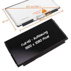 LED Display 12,5" 1920x1080 matt passend für HP...