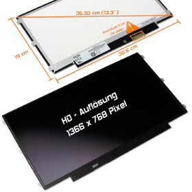 LED Display 13,3" 1366x768 passend für HP...