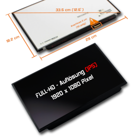 LED Display 13,3" 1920x1080 passend für Toshiba...
