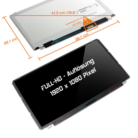 LED Display 15,6" 1920x1080 passend für AUO...