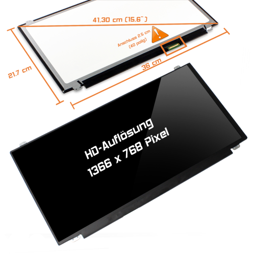 LED Display 15,6" 1366x768 passend für HP Pavilion 15T-P000