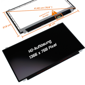 LED Display 15,6" 1366x768 passend für Lenovo...