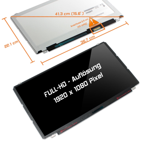 LED Display 15,6" 1920x1080 passend für Medion Akoya E6424 MD99850
