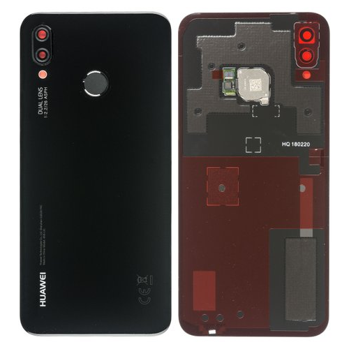 Huawei P20 Lite Akkudeckel / Batterie Cover - Midnight Black 02351VNT