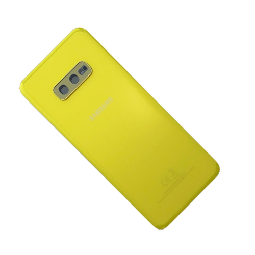 Samsung Galaxy S10e SM-G970F Akkudeckel Batterie Cover Kamera Glas Canary Yellow GH82-18452G