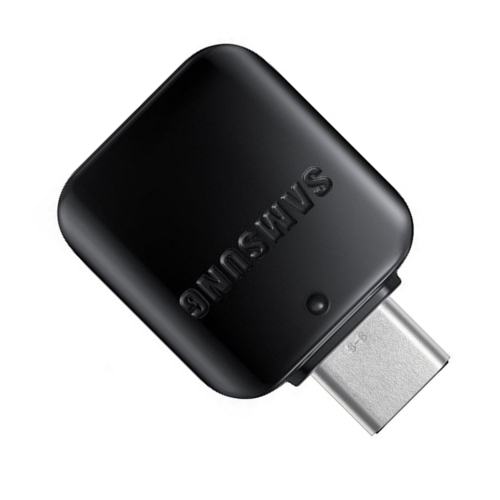 OTG Adapter Type C - black/schwarz GH96-12331A für Samsung Galaxy S10e SM-G970F