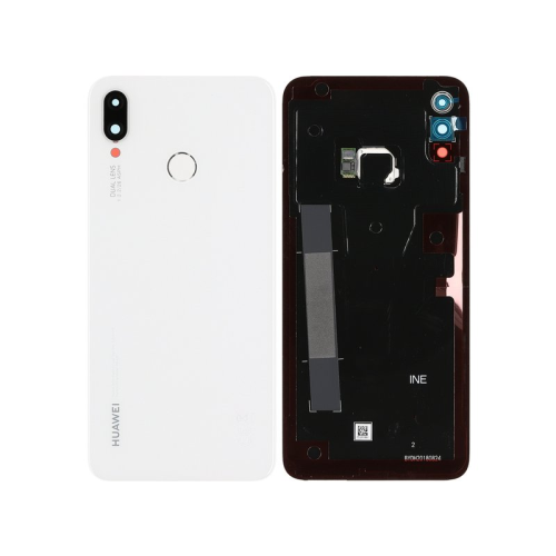 Huawei P smart+ 2019 Akkudeckel / Batterie Cover - pearl white 02352CAQ
