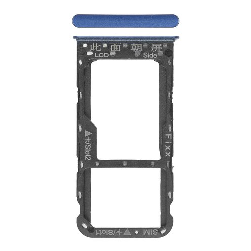 SIM-Karten Halter blue/gelb 51661HSE für Huawei P smart