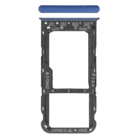 SIM-Karten Halter blue/gelb 51661HSE für Huawei P smart