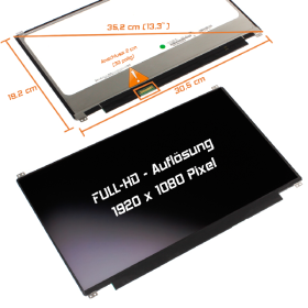 LED Display 13,3" 1920x1080 passend für HP SPS...