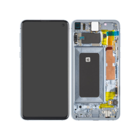 Display Modul mit Rahmen und Toucheinheit prism blue/gelb...