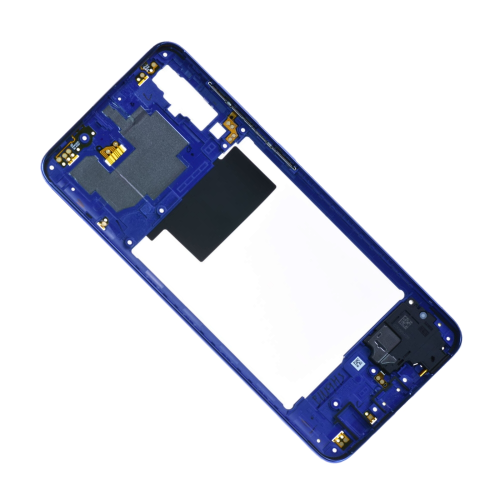 Samsung Galaxy A70 (2019) SM-A705F Mittel Cover Mittel-Gehäuse Blue GH97-23258C