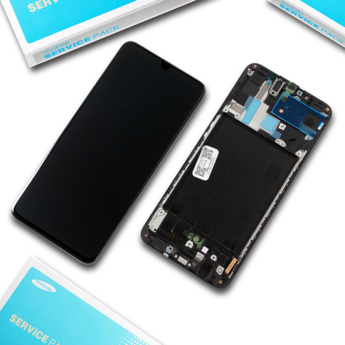 Display Modul mit Toucheinheit black/schwarz GH82-19747A für Samsung Galaxy A70 SM-A705F