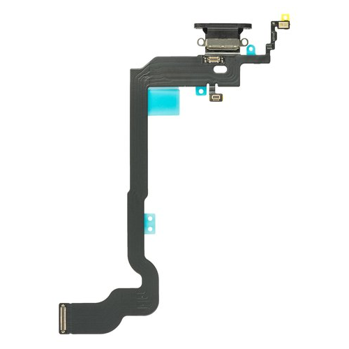 Ladebuchse Dock Connector Anschluss Flexkabel passend für iPhone X space grau