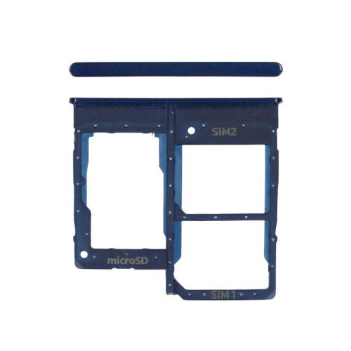 SIM-Karten Halter blue/blau GH98-44377C für Samsung Galaxy A20e SM-A202F