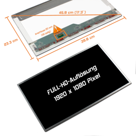 LED Display 17,3" 1920x1080 passend für Acer...