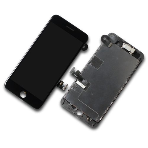 Display inkl. Touchscreen + Kamera und Sensorflex (vormontiert) passend für iPhone 8 Plus schwarz/black