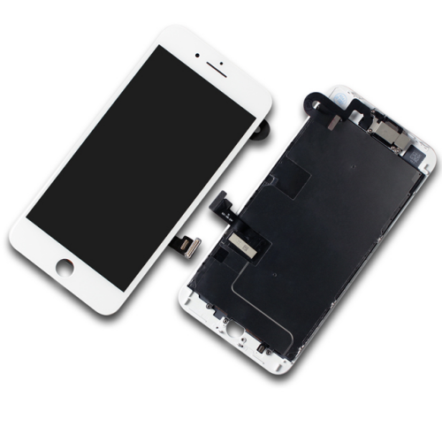 Display inkl. Touchscreen + Kamera und Sensorflex (vormontiert) passend für iPhone 8 Plus weiß/white