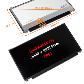 LED Display 13,3" 3200x1800 matt passend für LG...