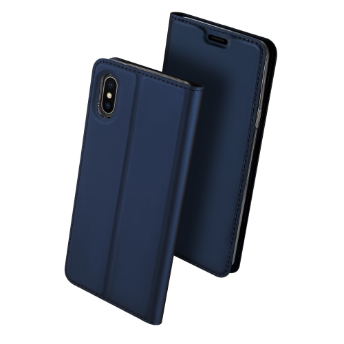 SiGN Flip Cover Schutzhülle magnetisch passend für iPhone XS MAX blau/blue