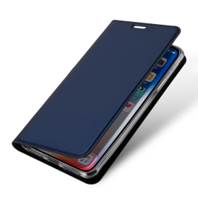 SiGN Flip Cover Schutzhülle magnetisch passend für iPhone XS MAX blau/blue