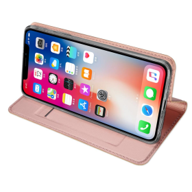 SiGN Flip Cover Schutzhülle magnetisch passend für iPhone X/XS rosegold
