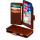 SiGN 2-in-1 Flip Cover Schutzhülle Schutzcover magnetisch passend für iPhone X/XS braun/brown