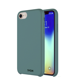SiGN Liquid Silikon Case Schutzhülle Schutzcover passend für iPhone 7/8/SE 2020 mint