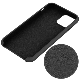 SiGN Liquid Silikon Case Schutzhülle Schutzcover passend für iPhone XR schwarz/black