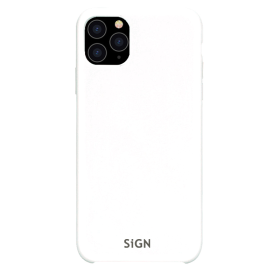 SiGN Liquid Silikon Case Schutzhülle Schutzcover passend für iPhone 11 weiß/white