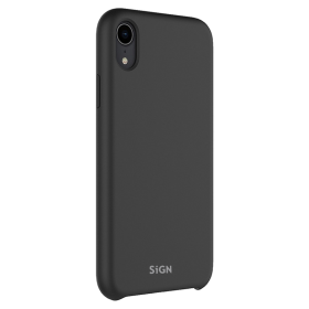 SiGN Liquid Silikon Case Schutzhülle Schutzcover passend für iPhone XS Max black/schwarz