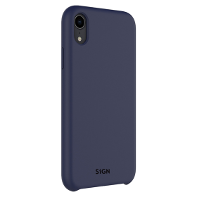 SiGN Liquid Silikon Case Schutzhülle Schutzcover passend für iPhone XS Max blue/blau