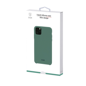 SiGN Liquid Silikon Case Schutzhülle Schutzcover passend für iPhone XS Max white/weiß