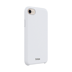 SiGN Liquid Silikon Case Schutzhülle Schutzcover passend für iPhone 7/8/SE 2020 weiß