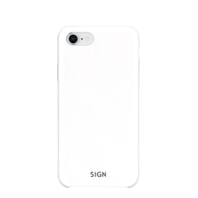 SiGN Liquid Silikon Case Schutzhülle Schutzcover passend für iPhone 7/8/SE 2020 weiß