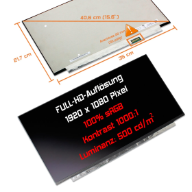 LED Display 15,6" 1920x1080 100%sRGB passend...