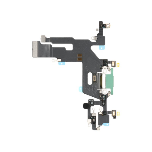 Ladebuchse Dock Connector Anschluss Flexkabel passend für iPhone 11 grün/green