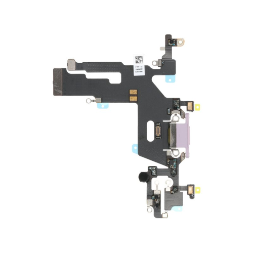 Ladebuchse Dock Connector Anschluss Flexkabel passend für iPhone 11 lila/purple