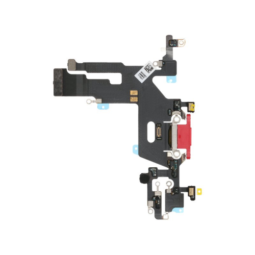 Ladebuchse Dock Connector Anschluss Flexkabel passend für iPhone 11 rot/red