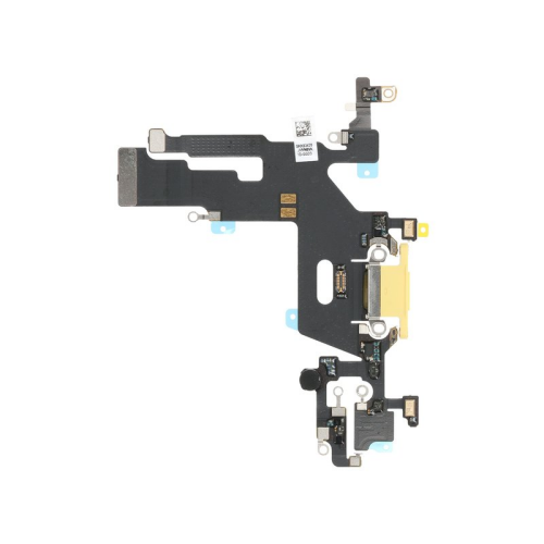 Ladebuchse Dock Connector Anschluss Flexkabel passend für iPhone 11 gelb/yellow