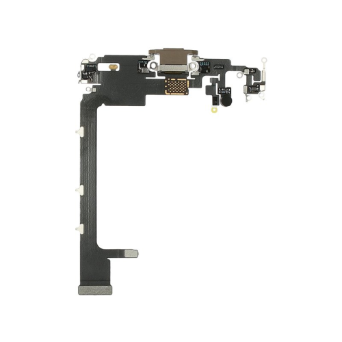 Ladebuchse Dock Connector Anschluss Flexkabel passend für iPhone 11 Pro Max Gold