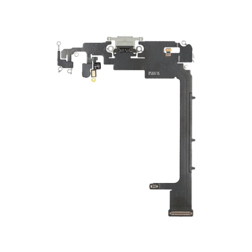 Ladeanschluss + Flexkabel silver/silber für Apple iPhone 11 Pro Max (A2218)