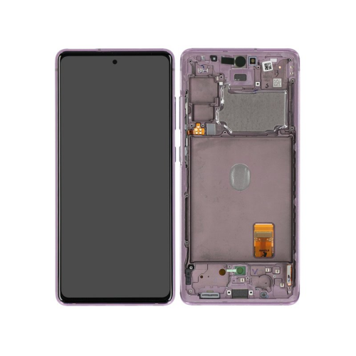 Display Modul mit Rahmen und Toucheinheit cloud lavender GH82-24219C für Samsung Galaxy S20 FE (SM-G780F)